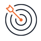 打中目標的圖示