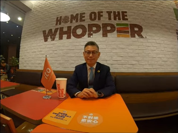 The representative of Burger King