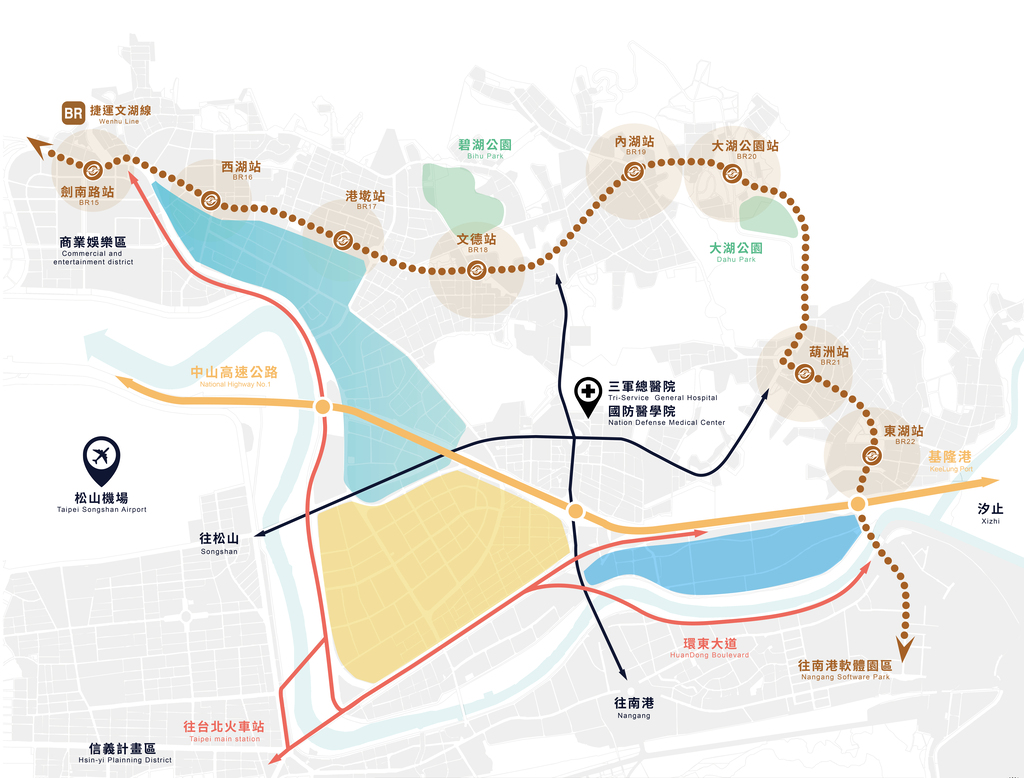 Map of nahu technology park transportation
